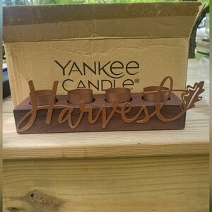 Autumn Harvest votive candle holder